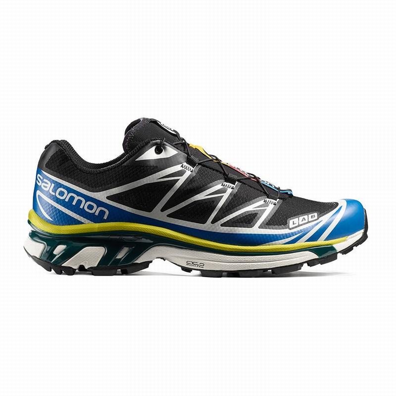 Chaussures De Trail Running Salomon Homme Noir / Bleu - Salomon XT-6 - France (6172-XQMFJ)